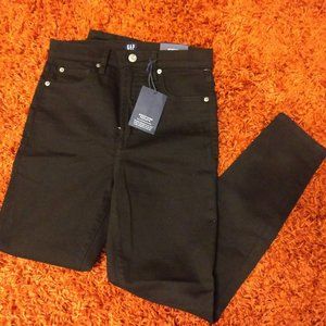 Gap Sky High True Skinny black jeans, 28S